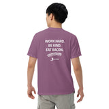 Eat Bacon. unisex t-shirt. Back design